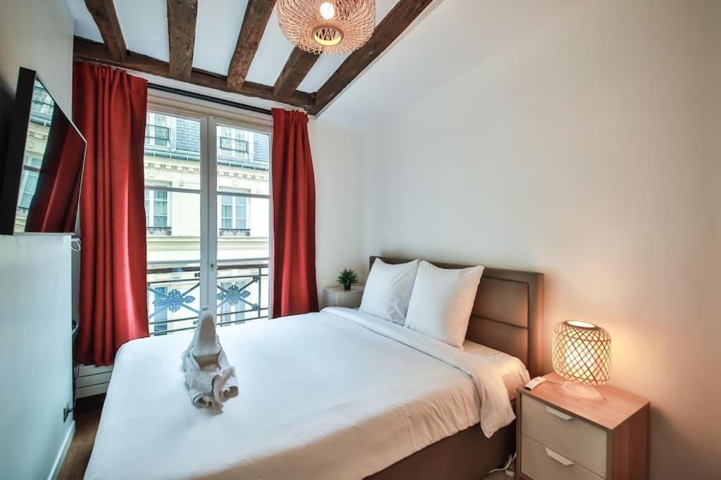 Typical Parisian Duplex#4Pers#Le Marais Apartment Bagian luar foto